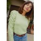 Perla Gathered Sweatshirt