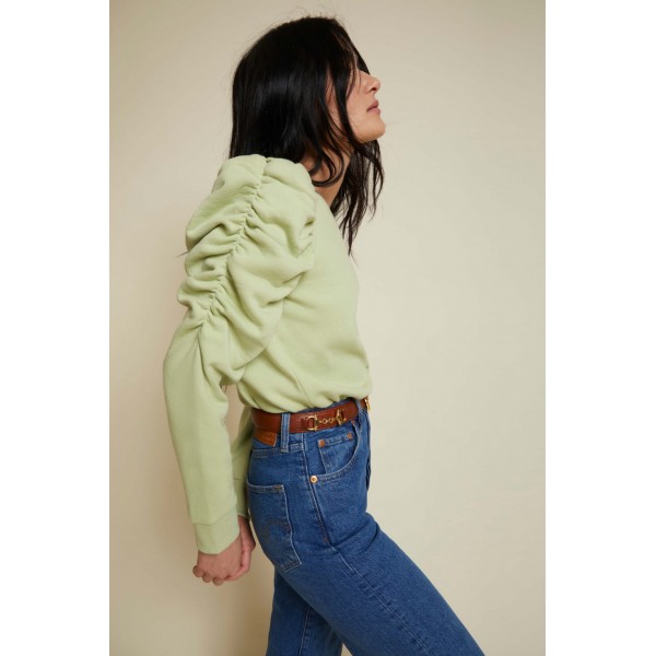 Perla Gathered Sweatshirt