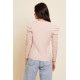 Renee Shirred V neck