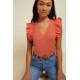 Rylan Contrast Ruffle Tank