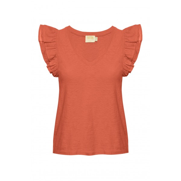Rylan Contrast Ruffle Tank
