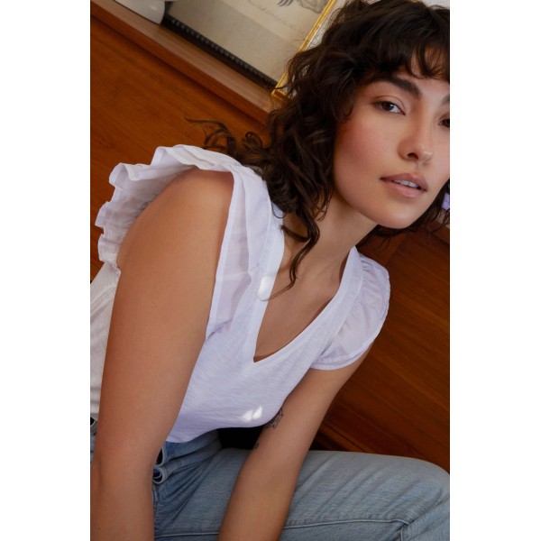 Rylan Contrast Ruffle Tank