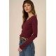 The Comeback Notch Neck Long Sleeve