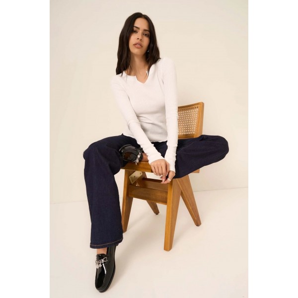 The Comeback Notch Neck Long Sleeve
