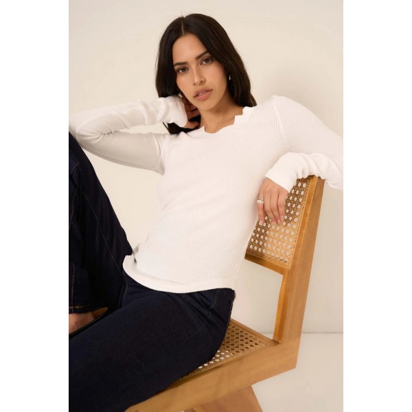The Comeback Notch Neck Long Sleeve