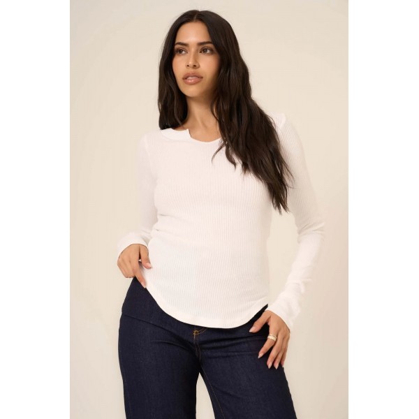 The Comeback Notch Neck Long Sleeve