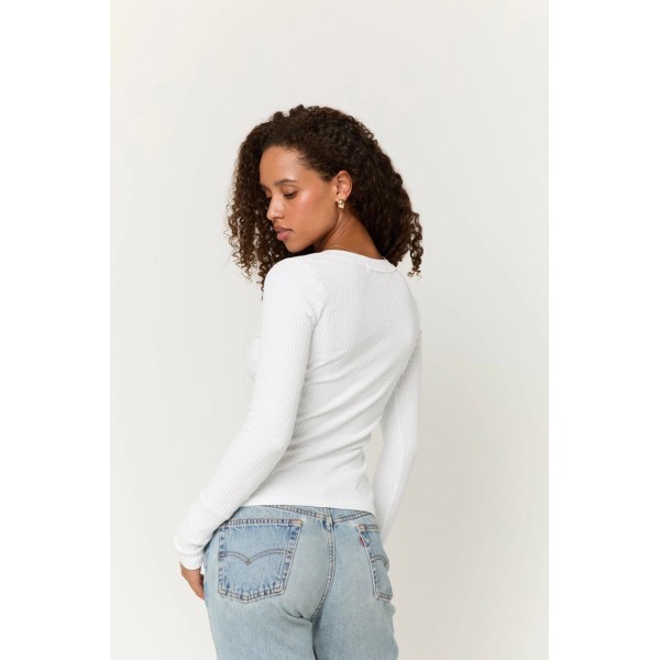 Rae Scoop Rib Long Sleeve