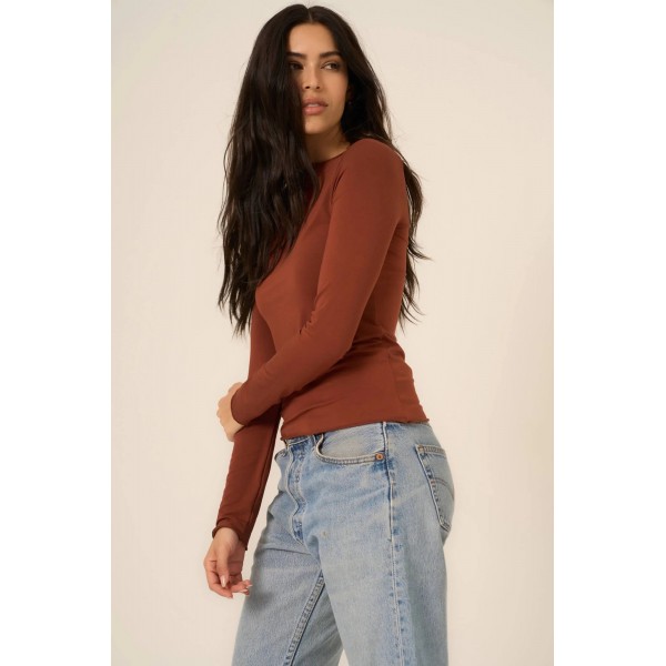 Vera Boat Neck Long Sleeve