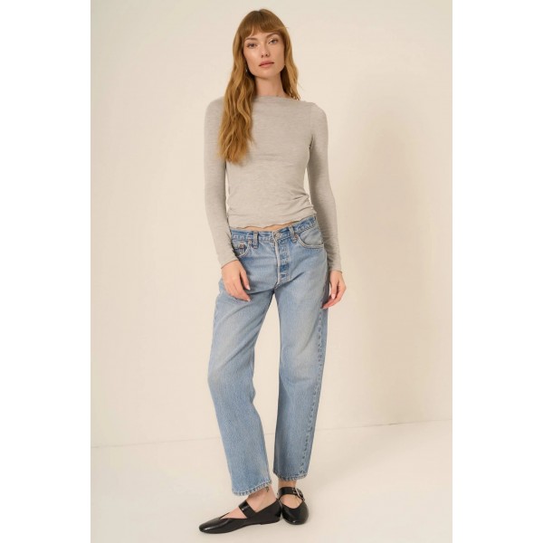 Vera Boat Neck Long Sleeve