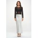 Sheer Stretch Mesh Long Sleeve Top