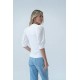 Lace Sleeve Knit Henley