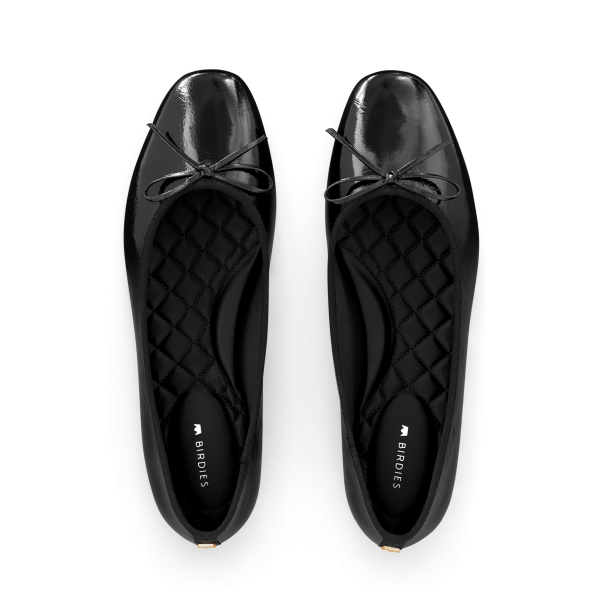 The Songbird - Black Patent Leather
