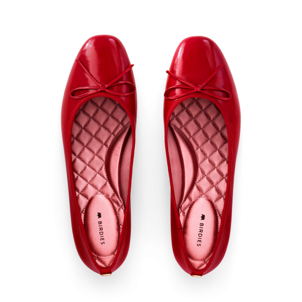 The Songbird - Red Patent Leather