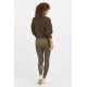 Faux Leather Croc Shine Legging