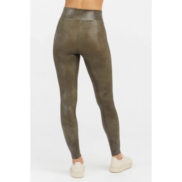 Faux Leather Croc Shine Legging