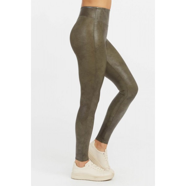 Faux Leather Croc Shine Legging