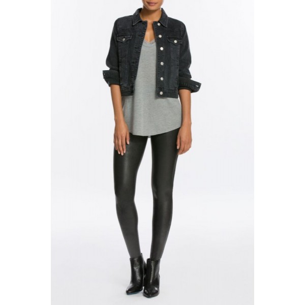 Faux Leather Legging
