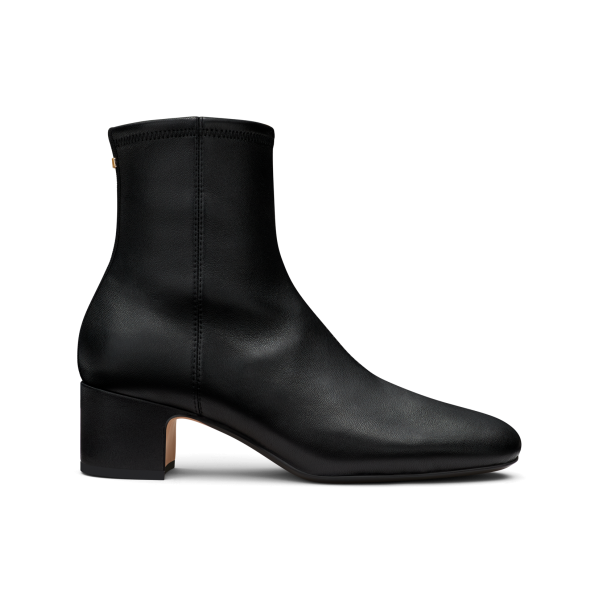 The Starling 50 Bootie - Black Stretch Leather