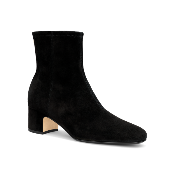 The Starling 50 Bootie - Black Stretch Suede