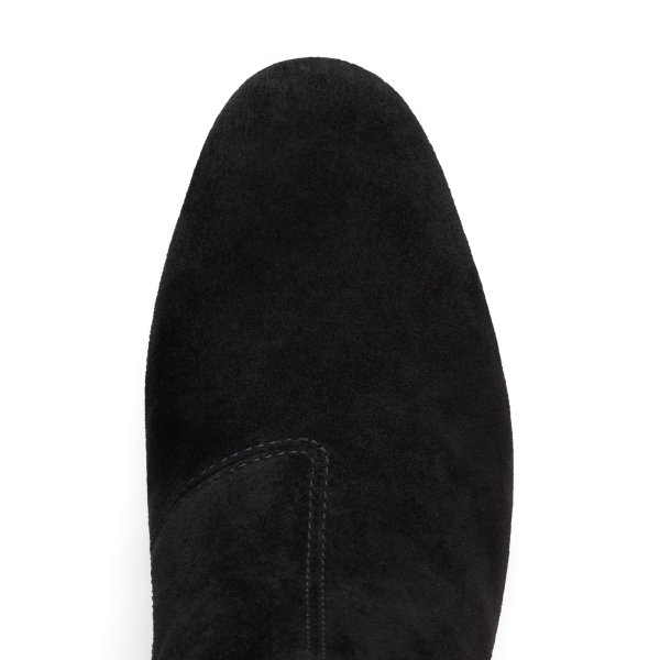The Starling 50 Bootie - Black Stretch Suede