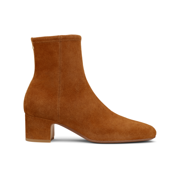 The Starling 50 Bootie - Tan Stretch Suede
