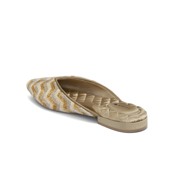 The Swan - Champagne Chevron