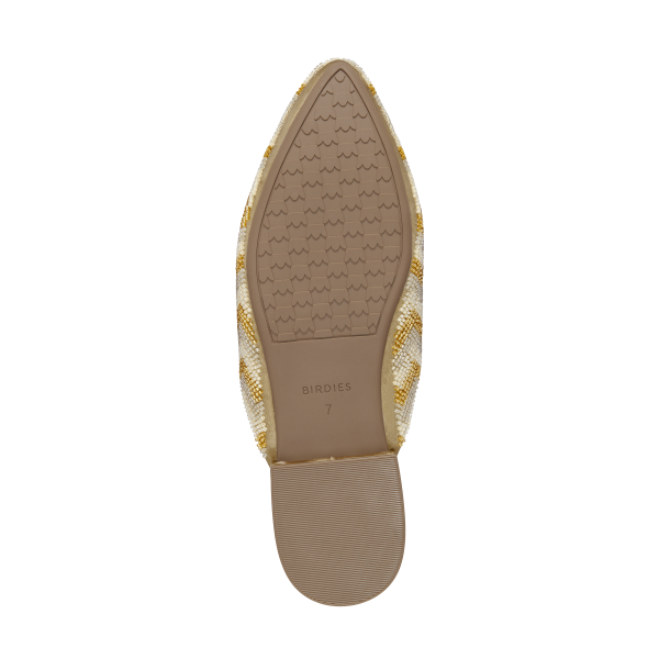 The Swan - Champagne Chevron
