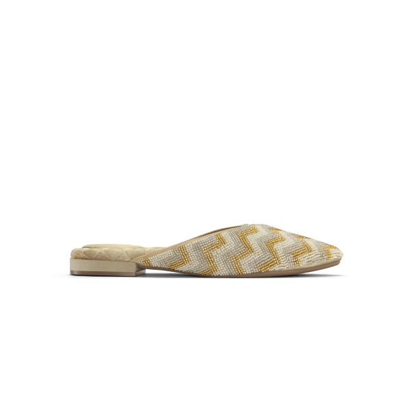The Swan - Champagne Chevron