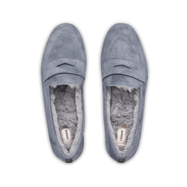 The Vesper - Smoke Suede Faux Fur