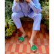 The Kiwi - Kelly Green Suede